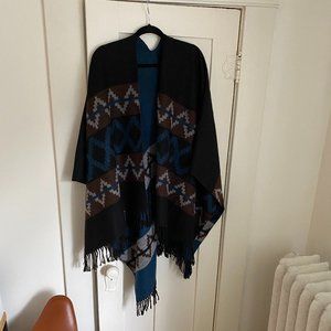 Wool Poncho/Scarf